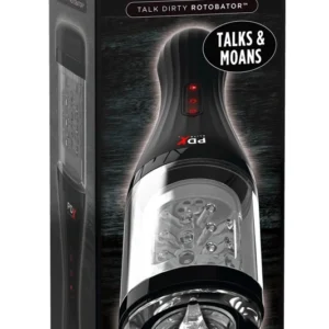 PDX Elite Talk Dirty Rotobator Intimate Rotating Device 7 Modes USB 24cm