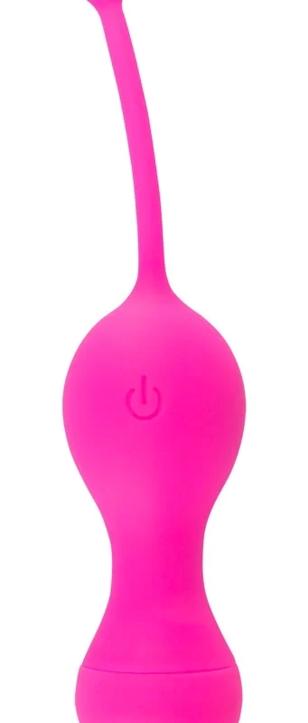 Sweet Smile RC Double Ball System Silicone Rechargeable Pink 16.4cm
