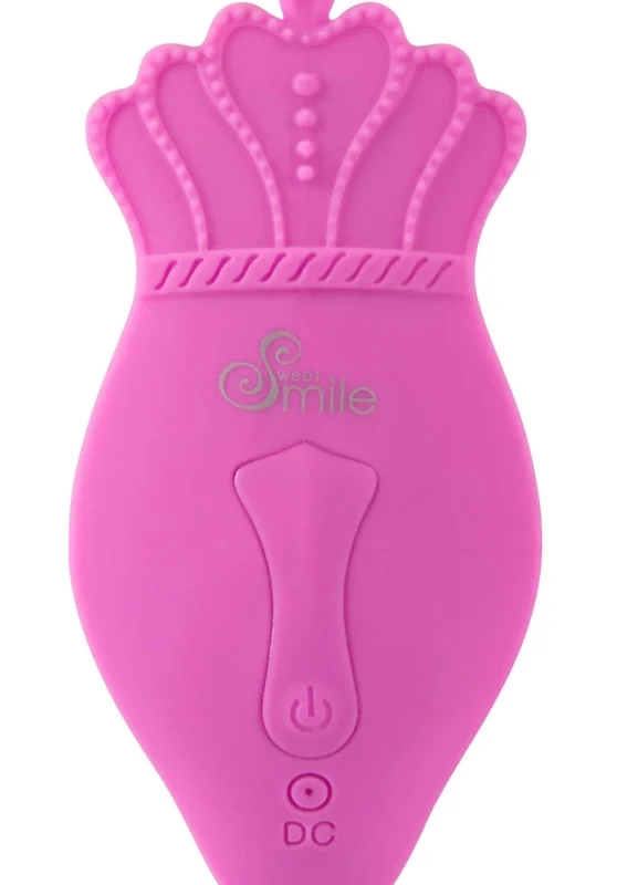 Sweet Smile G-spot Panty Vibe - Remote-Controlled Compact Model, Purple