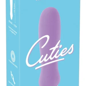 Cuties Mini Vibrator Purple - 7 Modes, Rechargeable, Waterproof