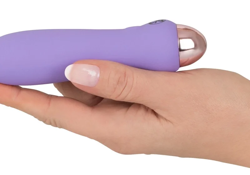 Cuties Mini Vibrator Purple - 7 Modes, Rechargeable, Waterproof