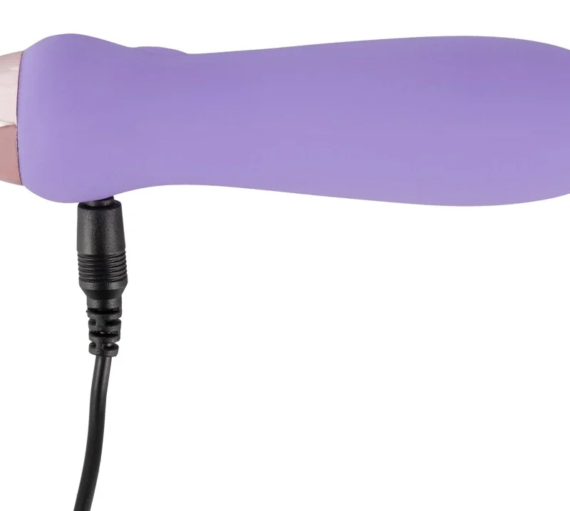 Cuties Mini Vibrator Purple - 7 Modes, Rechargeable, Waterproof