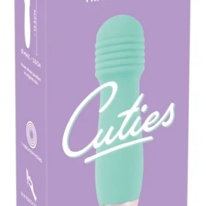 Cuties Mini Vibrator Green - Compact Waterproof Intimate Device 12.5 cm