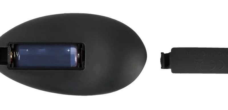Black Velvets RC Rotating Silicone Anal Plug 14 cm with Remote Control