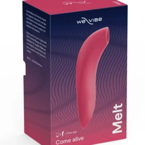 We-Vibe Melt Intimate Air Pulse Device, 12 Modes, App Control, Silicone