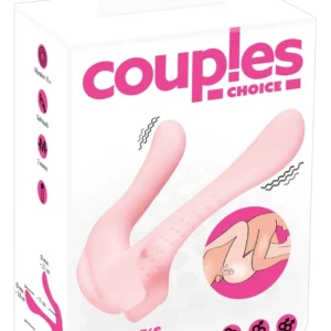 Couples Choice Intimate Vibrator 2 Motors Silicone 13.1cm Purple
