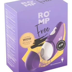 ROMP Free Air Pulse Intimate Device, 10 Intensities, Waterproof, Yellow