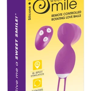 Sweet Smile RC Rotating Love Ball Silicone Pink 16cm