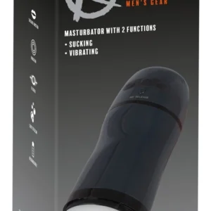 Rebel Intimate Device 2-in-1 Suction & Vibration, 21.8 cm, Black