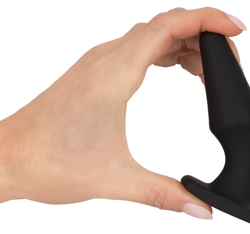 You2Toys Silicone Anal Plug Tapered Shape 10.5cm Soft Black