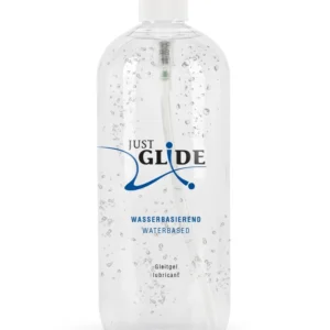 Just Glide Water-Based Lubricant 1L - Vegan, Latex-Compatible Formula