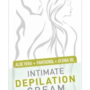 HOT Intimate Hair Removal Cream with Aloe & Jojoba 100ml for Delicate Skin