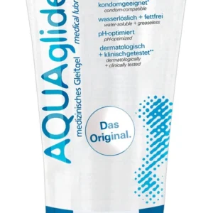 AQUAglide Water-Based Lubricant 50ml - Clear Formula, Compact Size