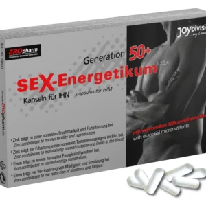 HOT Sex Energetic 50+ Vitality Formula for Men 40 Capsules