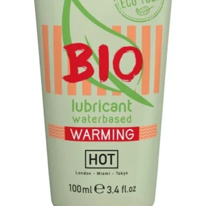 HOT BIO Water-Based Warming Lubricant 100ml Vegan Organic Formula
