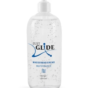 Just Glide Waterbased Lubricant 500 ml - Vegan, Universal Formula