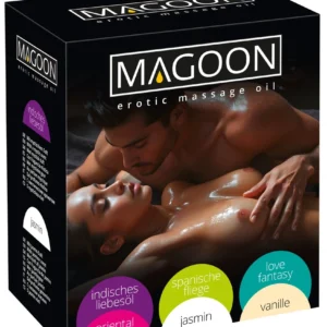 Magoon Massage Oil Set 6x100ml - Assorted Scents, Nourishing Formula