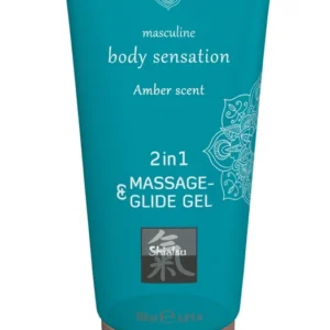 Just Glide 2in1 Intimate Gel Amber Scent 200ml - Massage & Lubrication