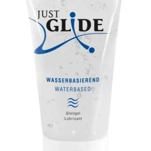Just Glide Water-Based Lubricant 50 ml - Vegan Formula, Condom Safe
