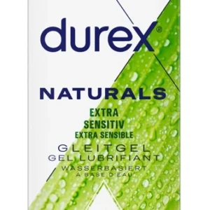 Durex Naturals Water-Based Lubricant 100ml - pH Neutral, Toy Friendly