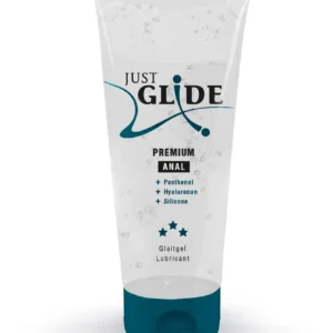 Just Glide Premium Anal Gel 200ml with Hyaluronic Acid & Panthenol