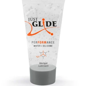 Just Glide Performance Hybrid Lubricant 20 ml, Vegan, Water-Based Formula