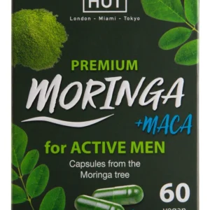 HOT BIO Moringa Man Power Capsules 60pcs - Vegan Herbal Complex