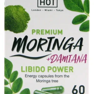 HOT BIO Moringa Libido Power Caps 60 - Vegan Herbal Supplement for Women