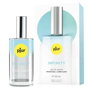 pjur INFINITY Water-Based Lubricant 50ml - Premium Formula Glass Bottle
