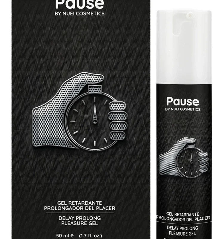 NUEI Pause Delay Prolong Gel 50ml - Water-Based Vegan Formula