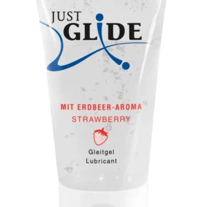 Just Glide Strawberry Water-Based Lubricant 50 ml - Fruity Formula