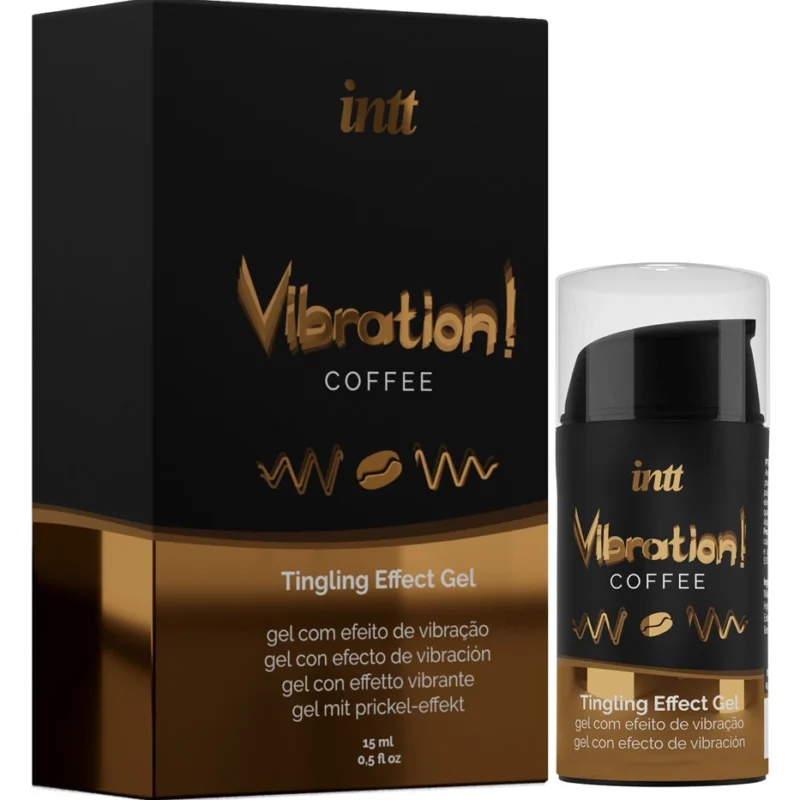 intt Vibration Coffee 15ml Stimulating Gel with Warming Effect