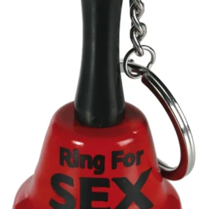You2Toys Red Metal Bell Keyring - Party Accessory, 6.5cm