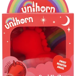 Unihorn Cupids Beau Heart-Tongued Lay-On Vibrator, Pink, 9cm