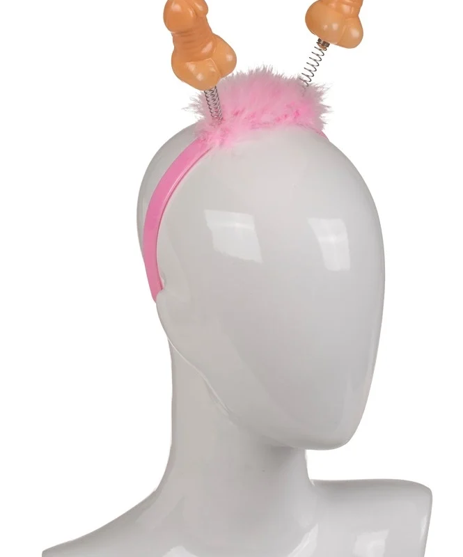 You2Toys Party Headband Pink with Plush Spring Elements 25 cm