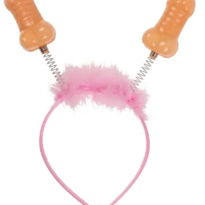 You2Toys Party Headband Pink with Plush Spring Elements 25 cm