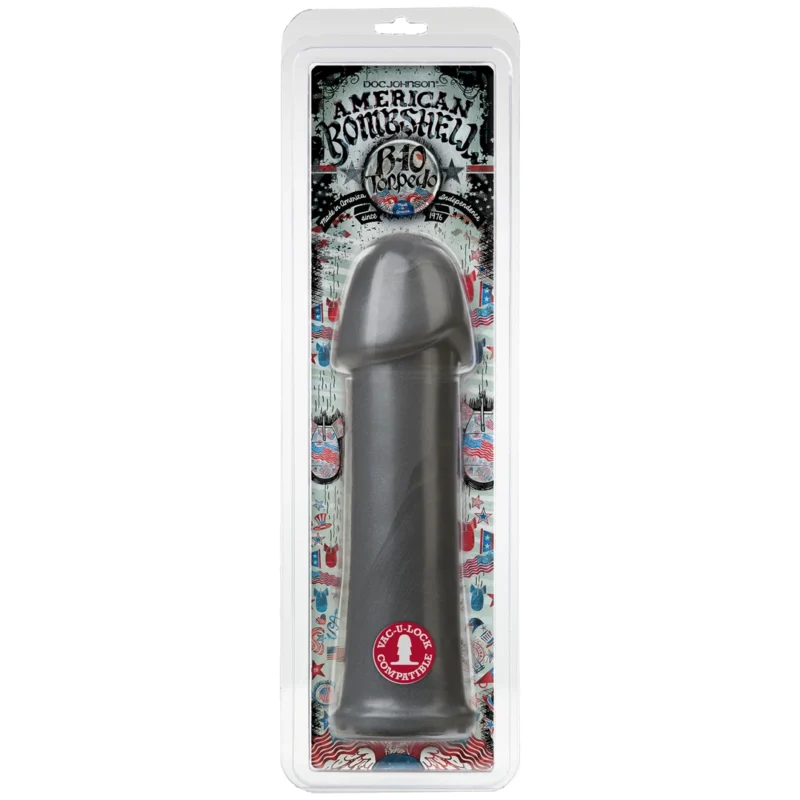 Doc Johnson American Bombshell B-10 Torpedo Large Anal Plug 26cm Black