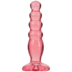 Doc Johnson Crystal Jellies Anal Plug 12 cm – Flexible Graduated Design