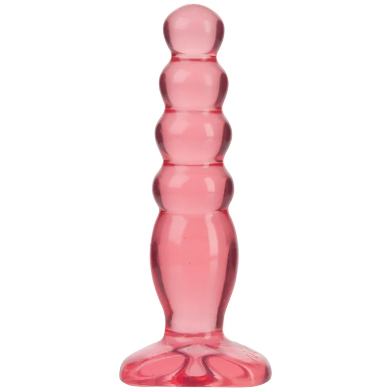 Doc Johnson Crystal Jellies Anal Plug 12 cm - Flexible Graduated Design