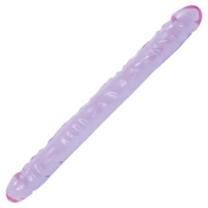 Doc Johnson Crystal Jellies Dual-Ended Model 18, 45 cm, Clear