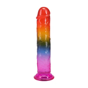 Doc Johnson Crystal Jellies Modelis 7.5 Arcoiris Soft Touch 19.7cm