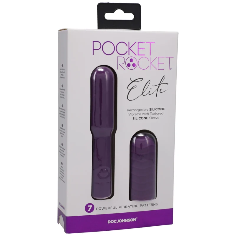 Doc Johnson Elite Mini Intimate Device Pink 4cm Rechargeable Silicone