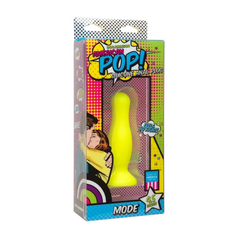 Doc Johnson Mode Silicone Plug 4.5''/11 cm - Platinum Series, Black