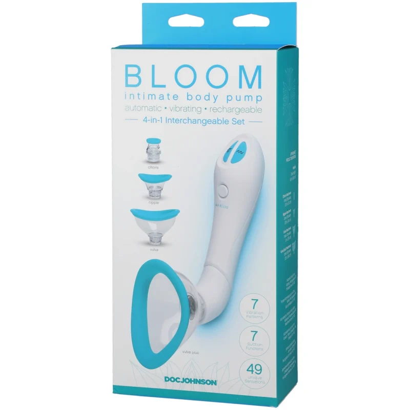 Doc Johnson Intimate Body Pump 4-in-1 Multi-Size Silicone Suction System
