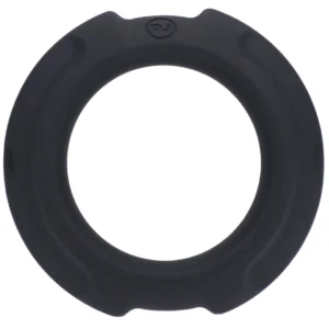 FLEXISTEEL Silicone & Metal Support Ring 43mm - Black, Dual Layer System