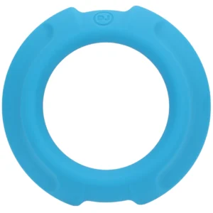 FlexiSteel Silicone Blue Ring 43mm with Inner Metal Core, Adjustable