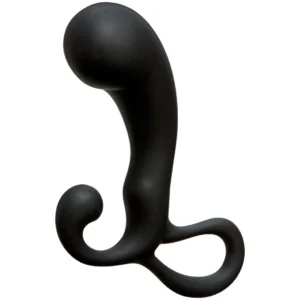 Doc Johnson OptiMALE P-Massager Black Silicone Intimate Wellness Device