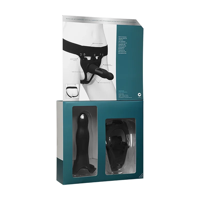 Doc Johnson Body Extensions Daring Silicone Harness with Vibrating System