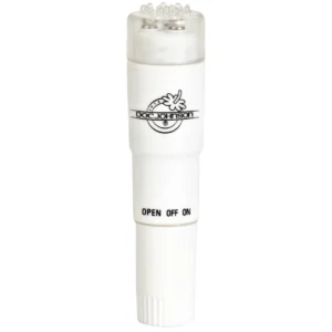 Doc Johnson White Nights Mini Vibrating Pocket Massager White