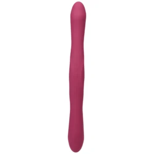 TRYST Duet Double-Ended Silicone Device, Wireless Remote, Berry